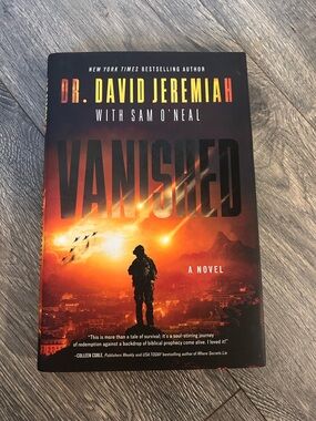 Vanished by Dr. David Jeremiah - Fiery Orange & Black Hardcover